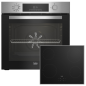 BEKO BBSE1134T0XFP, Einbau-Backofen-Set (Induktionskochfeld, A, 66 Liter)