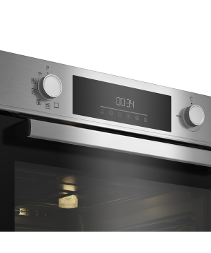 BEKO BBSE1134T0XFP, Einbau-Backofen-Set (Induktionskochfeld, A, 66 Liter)