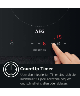 AEG IKB6431AXB Induktionskochfeld (600 mm breit, 4 Kochfelder)