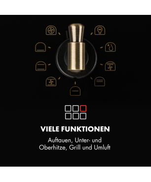 KLARSTEIN Victoria Backofen (Einbaugerät, A, 70 Liter, 59,5 cm breit)