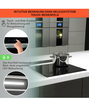 KLARSTEIN Royal Flush Eco 90, Dunstabzugshaube (86,9 cm breit, 9 cm tief)