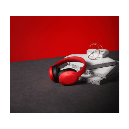 SONY h.ear on 3 WH-H910N, Over-ear Kopfhörer Bluetooth Rot