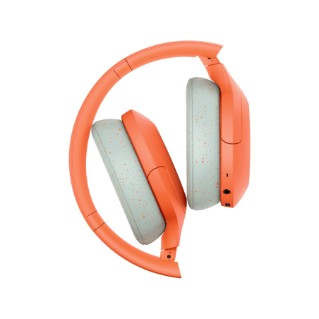 SONY h.ear on 3 WH-H910N, Over-ear Kopfhörer Bluetooth Orange