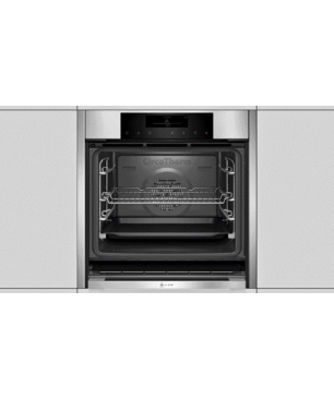 NEFF BFT 4664 N - B46FT64N0, Backofen (Einbaugerät, 71 Liter, 596 mm breit), Slide&Hide