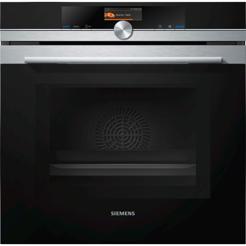 SIEMENS HM636GNS1, Einbaubackofen mit Mikrowellenfunktion (Einbaugerät, 67 Liter, 594 mm breit), iQ700