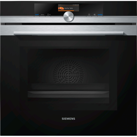 SIEMENS HM636GNS1, Einbaubackofen mit Mikrowellenfunktion (Einbaugerät, 67 Liter, 594 mm breit), iQ700