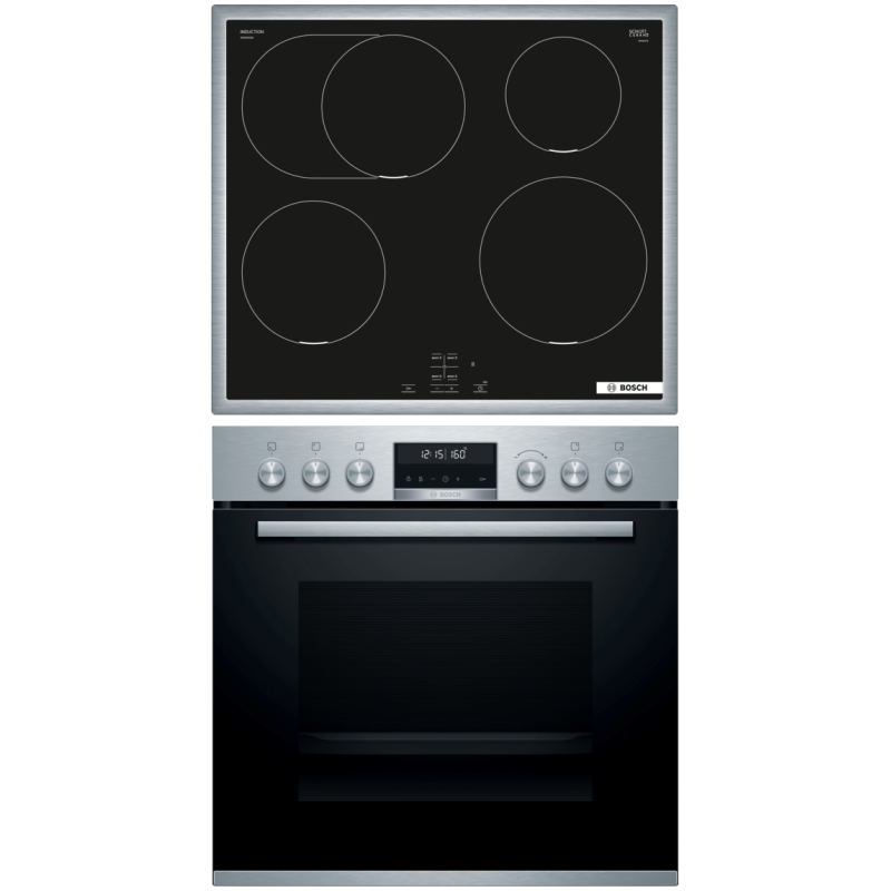 BOSCH HND675LS66, Einbauherdset (Induktion, A, 71 Liter)