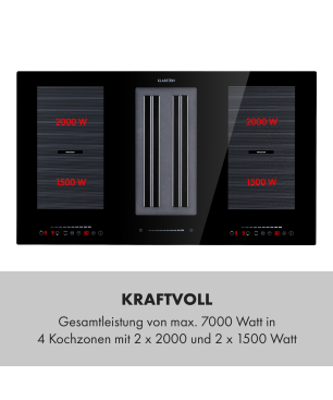 KLARSTEIN Full House 2.0, Dunstabzugshaube (90 cm breit, 52 cm tief)
