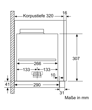 SIEMENS LI99SA684, Dunstabzugshaube (898 mm breit, 290 mm tief)