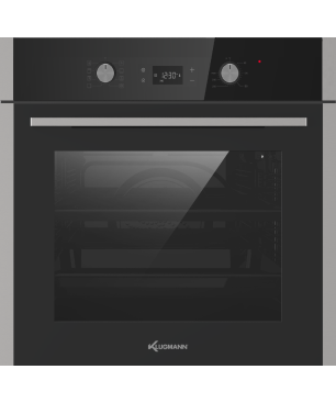 KLUGMANN KO608.5TCX + KT600B5, Einbaubackofenset (Vitroceramic Gaskochfeld, A, 64 Liter)