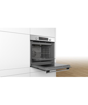 BOSCH HBD435RS63 Serie 4 / Serie 6, Einbaubackofenset (Induktionskochfeld, A, 71 Liter)