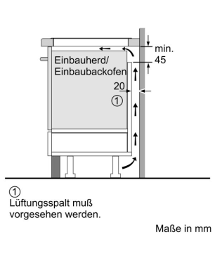 BOSCH HBD435RS63 Serie 4 / Serie 6, Einbaubackofenset (Induktionskochfeld, A, 71 Liter)