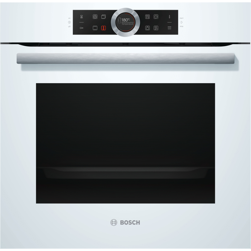 BOSCH HBG675BW1, Einbaubackofen (vollintegrierbar, 71 Liter, 594 mm breit), EOX6