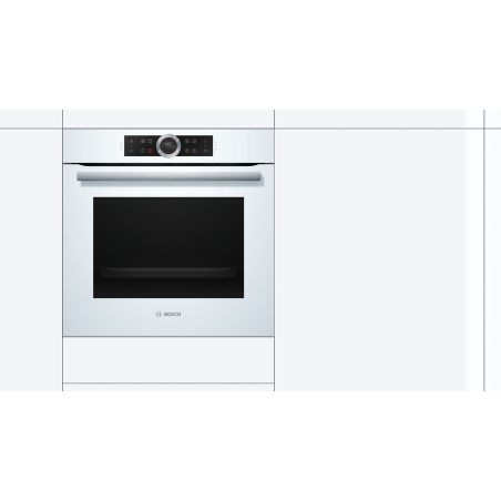 BOSCH HBG675BW1, Einbaubackofen (vollintegrierbar, 71 Liter, 594 mm breit), EOX6