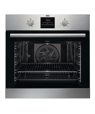 AEG Komb305I Serie 6000 mit SurroundCook Ringheißluftsystem (ohne Pyrolyse), Einbaubackofenset (Induktionskochfeld, A, 72 Lite