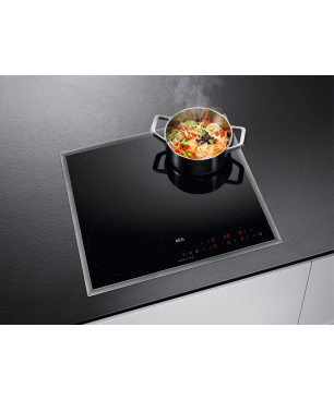 AEG Komb305I Serie 6000 mit SurroundCook Ringheißluftsystem (ohne Pyrolyse), Einbaubackofenset (Induktionskochfeld, A, 72 Lite