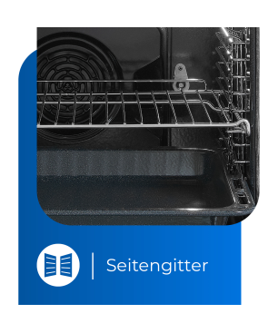 EXQUISIT EBEP 697-3 H Einbaubackofen (Einbaugerät, A, 70 Liter, 595 mm breit)