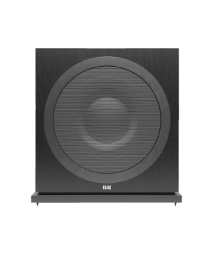 ELAC Debut 2.0 SUB3030 Subwoofer (Aktiver Subwoofer mit Passivradiator, BASH-Technologie, Schwarz
