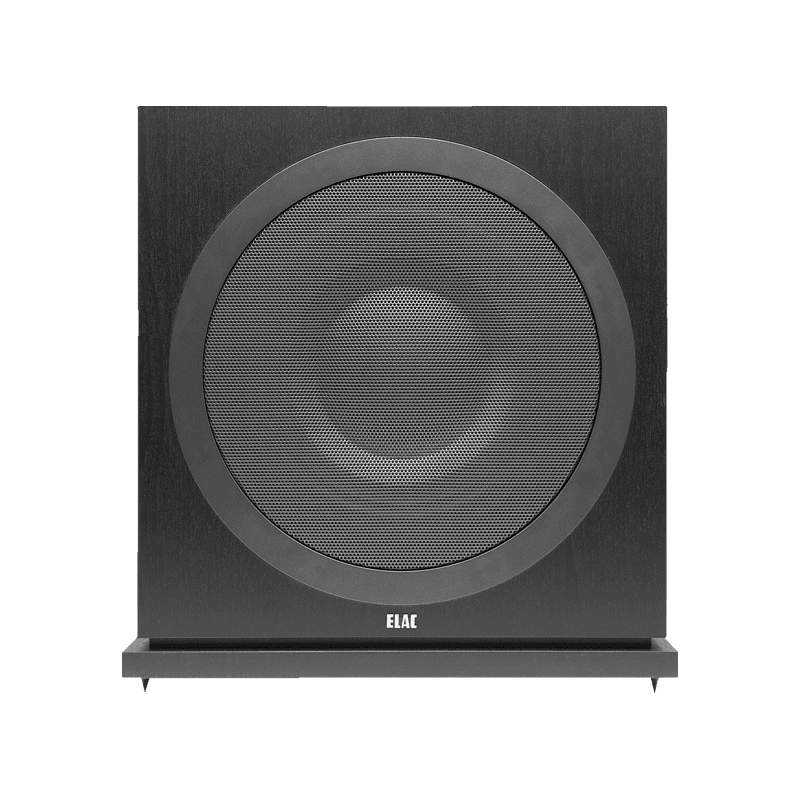 ELAC Debut 2.0 SUB3030 Subwoofer (Aktiver Subwoofer mit Passivradiator, BASH-Technologie, Schwarz