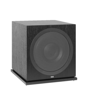ELAC Debut 2.0 SUB3030 Subwoofer (Aktiver Subwoofer mit Passivradiator, BASH-Technologie, Schwarz
