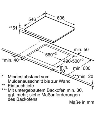 NEFF TTT 5660 N - T56TT60N0 Induktionskochfelder (606 mm breit, 4 Kochfelder)