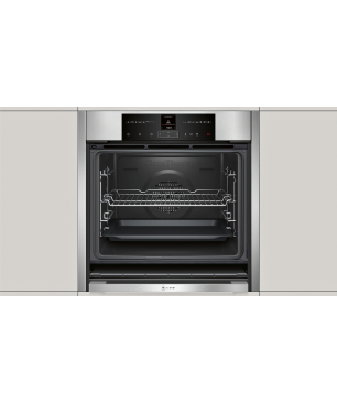 NEFF BVR 5522 N - B55VR22N0, Einbaubackofen (Einbaugerät, 71 Liter, 596 mm breit), Slide&Hide