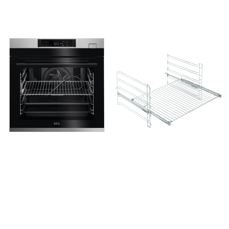 AEG BCO7881V3, Backofen (Einbaugerät, 70 Liter, 595 mm breit), Serie 8000 mit SteamBoost Multi-Dampfgarer (ohne Sous-vide-Gare