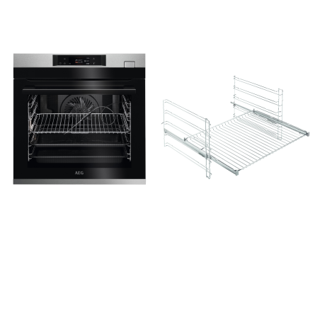 AEG BCO7881V3, Backofen (Einbaugerät, 70 Liter, 595 mm breit), Serie 8000 mit SteamBoost Multi-Dampfgarer (ohne Sous-vide-Gare
