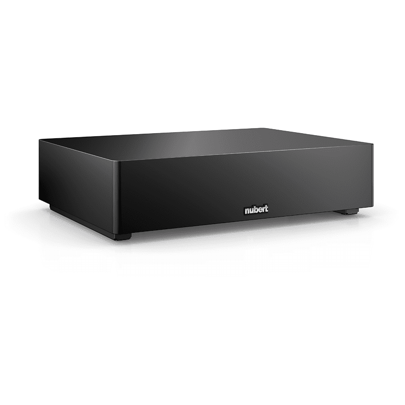 NUBERT nuSub XW-800 slim Subwoofer (aktiv | Subwoofer, Schwarz)