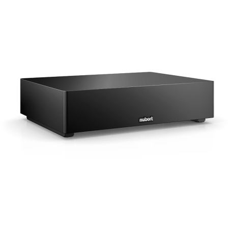 NUBERT nuSub XW-800 slim Subwoofer (aktiv | Subwoofer, Schwarz)
