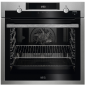 AEG KOMB55PIS2 Serie 6000 mit SteamBake Feuchtigkeitszugabe (mit Pyrolyse), Backofenset (Induktionskochfeld, A+, 71 Liter)