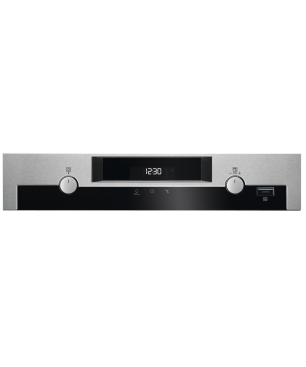 AEG KOMB55PIS2 Serie 6000 mit SteamBake Feuchtigkeitszugabe (mit Pyrolyse), Backofenset (Induktionskochfeld, A+, 71 Liter)