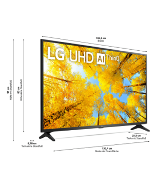 LG 65UQ75009LF LED TV (Flat, 65 Zoll / 164 cm, UHD 4K, SMART TV, webOS 22 mit LG ThinQ)