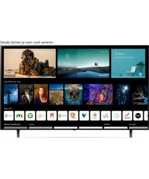 LG OLED55A19LA OLED TV (Flat, 55 Zoll / 139 cm, UHD 4K, SMART TV, webOS 6.0 mit LG ThinQ)