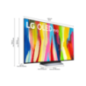 LG OLED55C27LA OLED TV (Flat, 55 Zoll / 139 cm, UHD 4K, SMART TV, webOS 22 mit LG ThinQ)