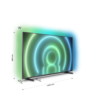 PHILIPS 75PUS7906/12 LED TV (Flat, 75 Zoll / 189 cm, UHD 4K, SMART TV, Ambilight, Android TV? 10 (Q))