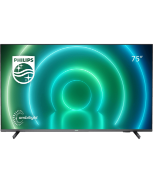 PHILIPS 75PUS7906/12 LED TV (Flat, 75 Zoll / 189 cm, UHD 4K, SMART TV, Ambilight, Android TV? 10 (Q))