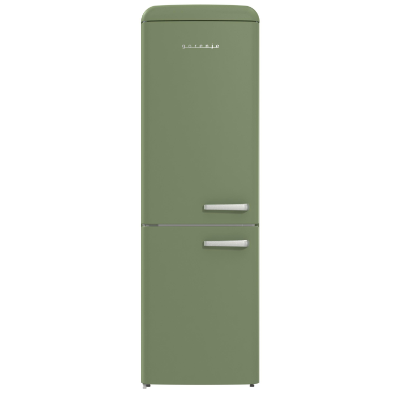 GORENJE ONRK 619 DOL-L Gorenje Retro Collection Kühl- / Gefrierkombination (D, 192,0 kWh, 1940 mm hoch, Oliv)