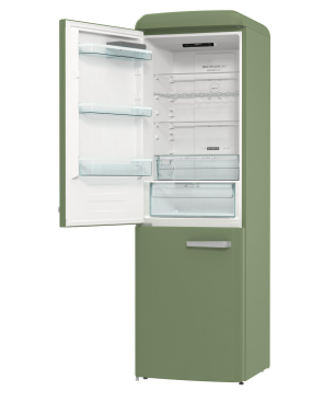 GORENJE ONRK 619 DOL-L Gorenje Retro Collection Kühl- / Gefrierkombination (D, 192,0 kWh, 1940 mm hoch, Oliv)