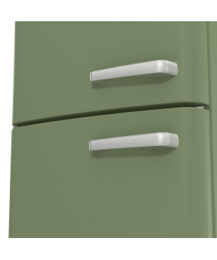 GORENJE ONRK 619 DOL-L Gorenje Retro Collection Kühl- / Gefrierkombination (D, 192,0 kWh, 1940 mm hoch, Oliv)