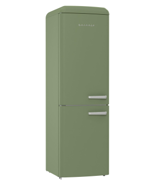 GORENJE ONRK 619 DOL-L Gorenje Retro Collection Kühl- / Gefrierkombination (D, 192,0 kWh, 1940 mm hoch, Oliv)