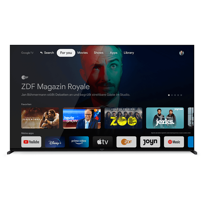 ONY XR-65X95J LED TV (Flat, 65 Zoll / 164 cm, UHD 4K, SMART TV, Google TV) ONY XR-65X95J LED TV (Flat, 65 Zoll / 164 cm, UHD 4K, SMART TV, Google TV)