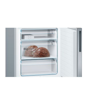 BOSCH KGE49AICA Kühlgefrierkombination (C, 163 kWh, 2010 mm hoch, inox-antifingerprint)