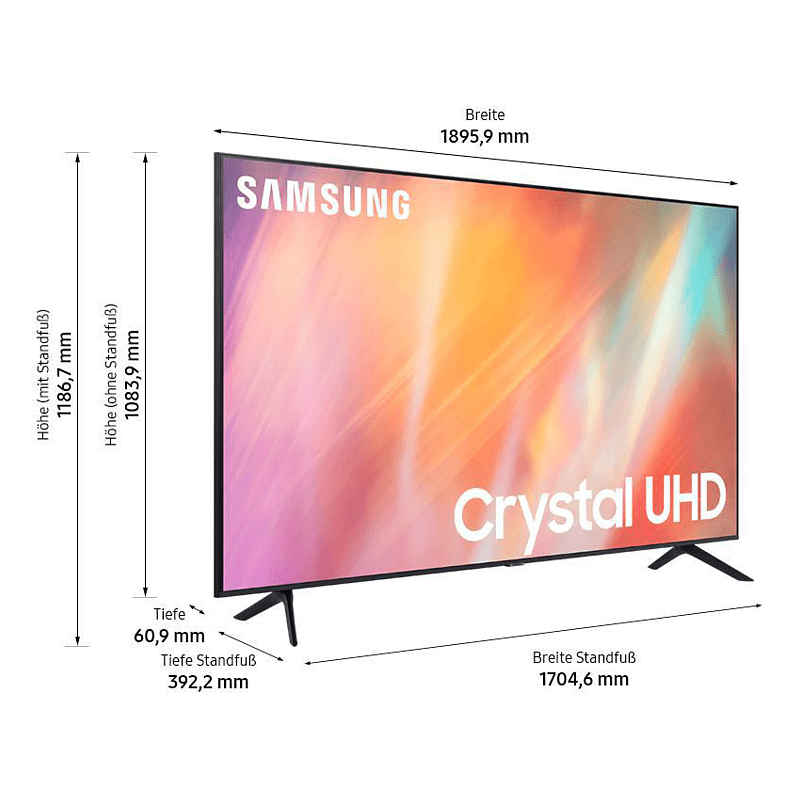 SAMSUNG GU85AU7179U LED TV (Flat, 85 Zoll / 214 cm, UHD 4K, SMART TV)