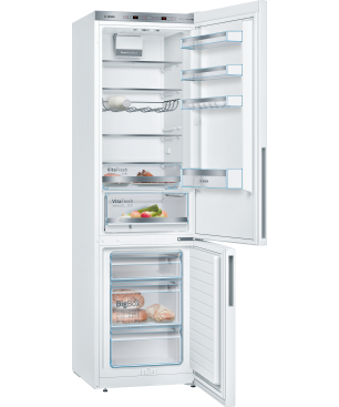 BOSCH KGE 39 AWCA Kühlgefrierkombination (C, 149 kWh, 2010 mm hoch, weiß)