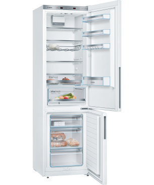 BOSCH KGE 39 AWCA Kühlgefrierkombination (C, 149 kWh, 2010 mm hoch, weiß)
