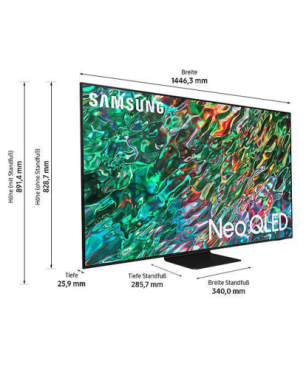 SAMSUNG GQ65QN90B Neo QLED TV (Flat, 65 Zoll / 163 cm, UHD 4K, SMART TV, Ultimate UHD Dimming)