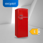 EXQUISIT RKGC270-45-H-160E rot Kühl- und Gefrierkombination (E, 1465 mm hoch, Rot) EXQUISIT RKGC270-45-H-160E rot Kühl- und Gefrierkombination (E, 1465 mm hoch, Rot)