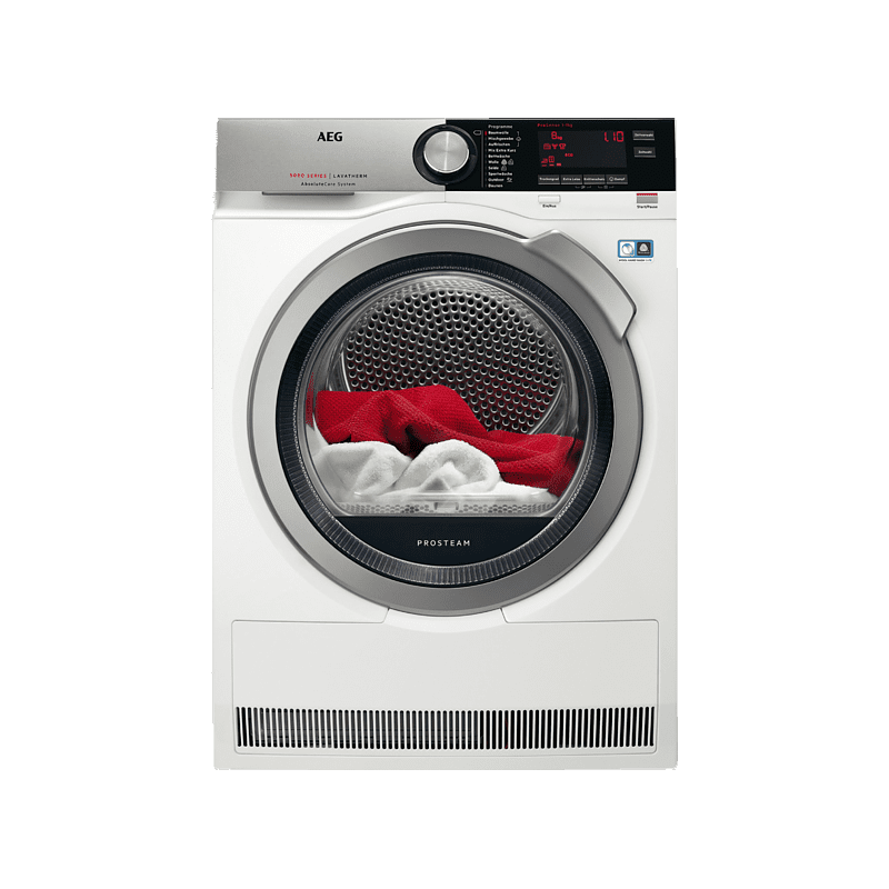 AEG T8DE88595D Wärmepumpentrockner Serie 8000 mit AbsoluteCare Trommelsteuerung (9 kg , A++) AEG T8DE88595D Wärmepumpentrockner Serie 8000 mit AbsoluteCare Trommelsteuerung (9 kg , A++)