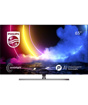 PHILIPS 65OLED856/12 OLED TV (Flat, 65 Zoll / 164 cm, UHD 4K, SMART TV, Ambilight, Android TV? 10 (Q)